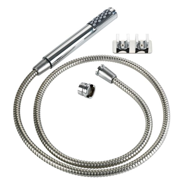 Waschbecken - Dusche mit DUO Haken 170 cm Fb. silber