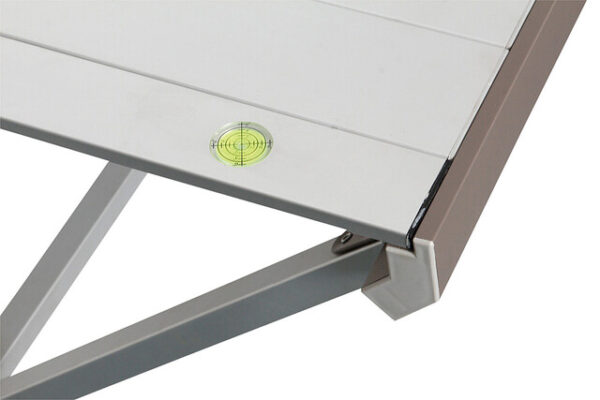 Tisch Brunner Titanium Axia 4 Alu Farbe hellgrau – Bild 3