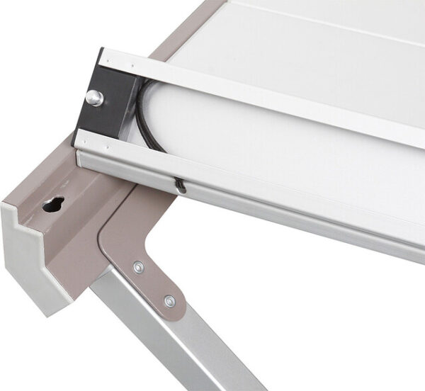 Tisch Brunner Titanium Axia 4 Alu Farbe hellgrau – Bild 4