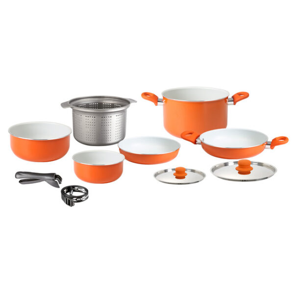 Topfset Alu BRUNNER Mandarina orange 10-tlg. – Bild 2