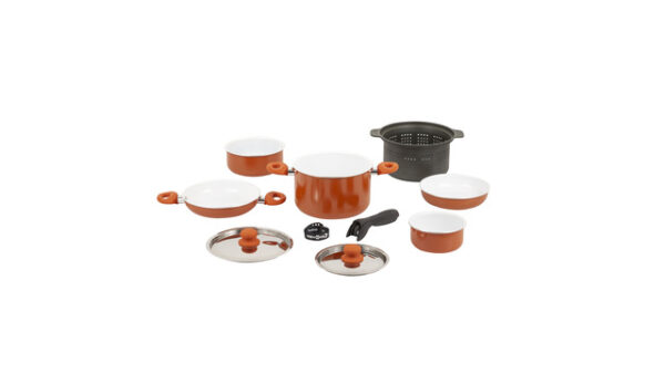 Topfset Alu BRUNNER Mandarina orange 10-tlg. – Bild 6