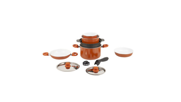 Topfset Alu BRUNNER Mandarina orange 10-tlg. – Bild 7