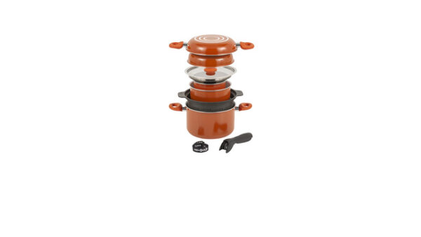 Topfset Alu BRUNNER Mandarina orange 10-tlg. – Bild 8