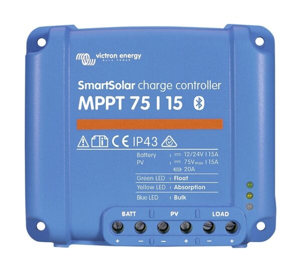 Solarladeregler Victron MPPT 12/24 V SmartSolar 75/15