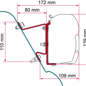 Kit passend für Sprinter H3, vW Crafter H3, Sprinter H3 Westfalia ab 2006