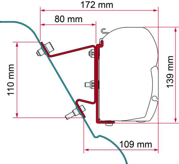 Kit passend für Sprinter H3, vW Crafter H3, Sprinter H3 Westfalia ab 2006