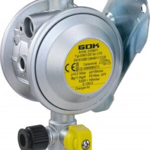 Gasregler GOK EN71 1,2kg/h 30mbar AG M20x1,5xRVS10 PRV