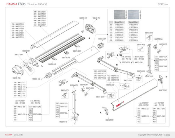 Endkappe rechts F80S Titanium – Bild 2