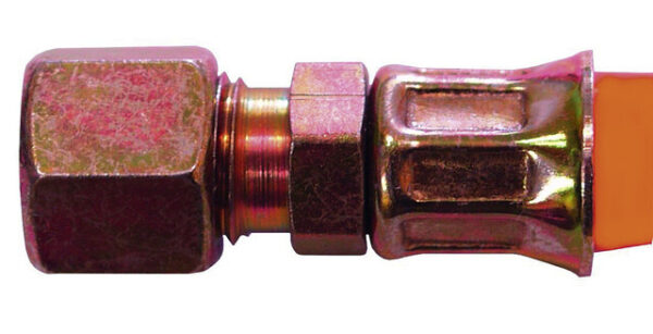 Gasschlauch 80 cm G 1 / 4 LH-ÜM x SRV 8 mm – Bild 2