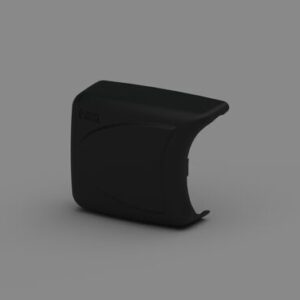 Linke Klemmleistenabdeckung 4562- Farbe schwarz