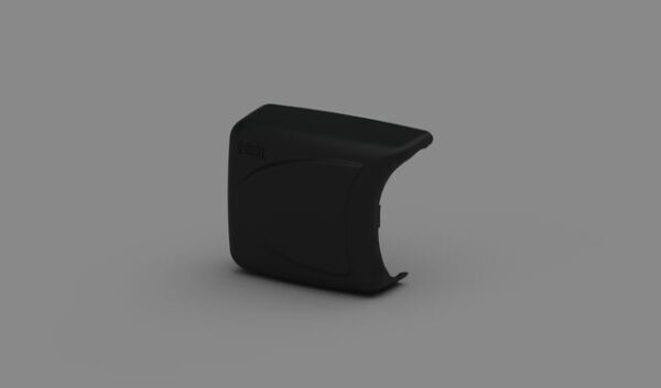 Linke Klemmleistenabdeckung 4562- Farbe schwarz
