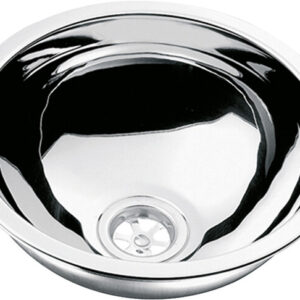 Spüle CAN ohne Ablauf Ø 290 mm x 120 mm Edelstahl