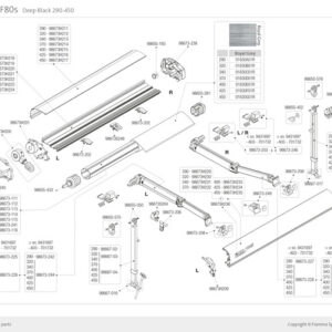 FIAMMA KIT Frontblende 2 Verschl. F80S 400D Black