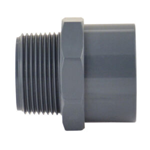 Rohrverbinder gerade AG 1 1/4 Zoll DIN40 Verschraubung 50/40 mm 1 1/4 Zoll inkl. O-Ring