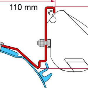 Adapter passend für FIAMMA Ford Custom Capland / Capfun