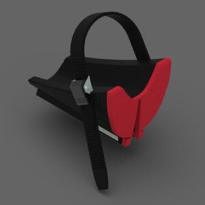 Linker Feststellklotz Rail Premium schwarz RS