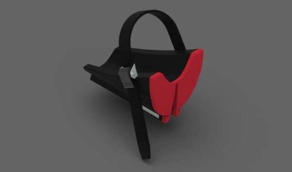 Linker Feststellklotz Rail Premium schwarz RS