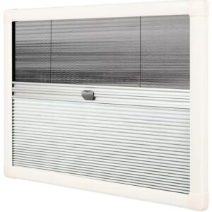 Duo Plissee Horrex UCS 2.0 1172 x 808 mm Farbe RAL 9001 individuell kürzbar