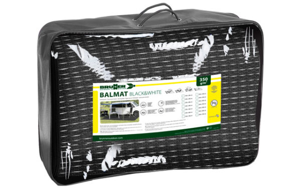 Zeltteppich BRUNNER Balmat 250 x 700 cm Farbe black / white