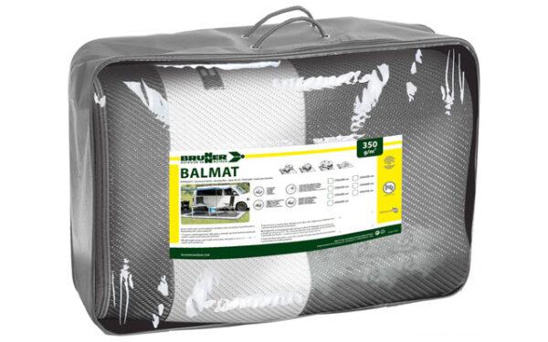 Zeltteppich BRUNNER Balmat 250 x 700 cm Farbe anthrazit / grau