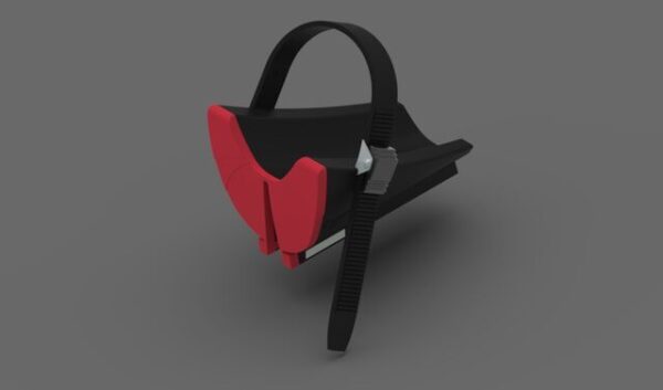 Radhalter FIAMMA rechts zu Fahrradschiene Premium RS Farbe schwarz