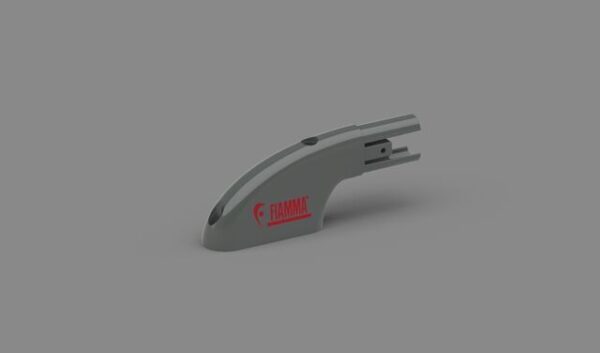 Endstück links Roofrail, grau
