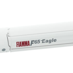 Markisenadapter Set passend für FIAMMA F65 Eagle Ducato 320 cm Tuch Farbe Royal Grey Gehäuse Farbe Polar White