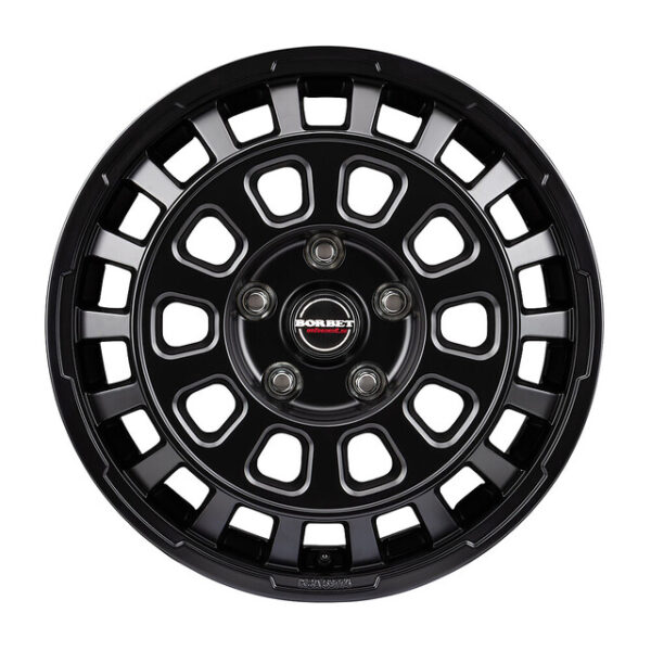 Leichtmetallfelge BORBET CW7 7,5 x 18 Zoll ET 53LK 130/5 passend für Fiat Ducato Heavy Farbe black matt