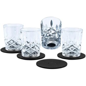 Magnet-Kristallgläser silwy SHOT 4 Stück je 40 ml + 4 Stück Metall-Nano-Gel-Pad