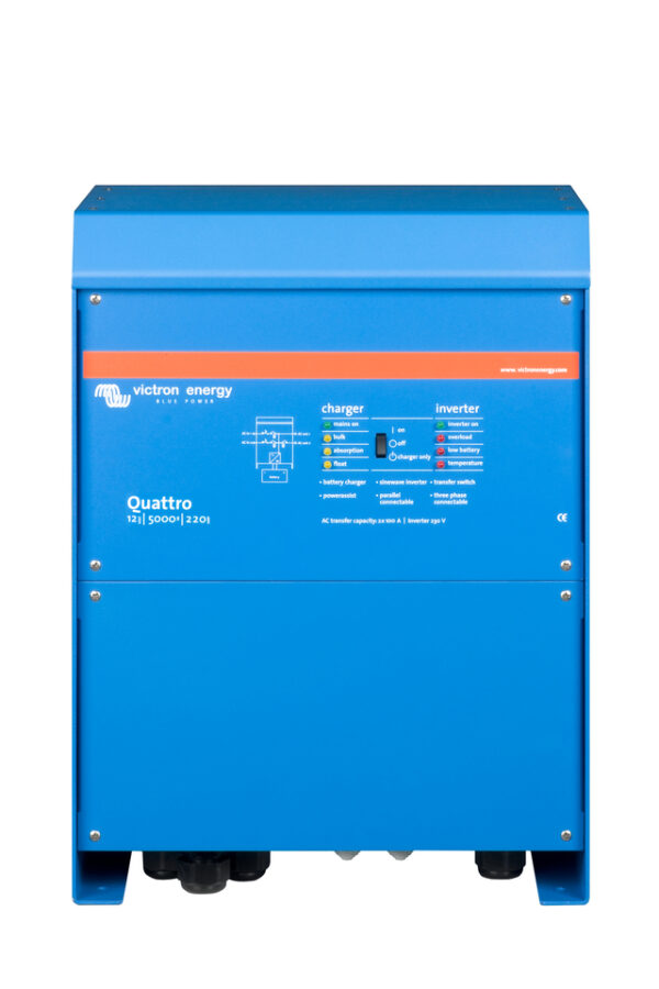 Wechselrichter/Ladegerät Victron Energy Quattro 12/5000/220-10