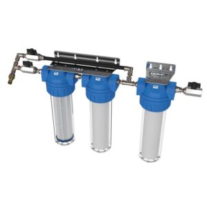 Kaskadenfiltration WM aquatec 3-stufig mit Bypass _M_