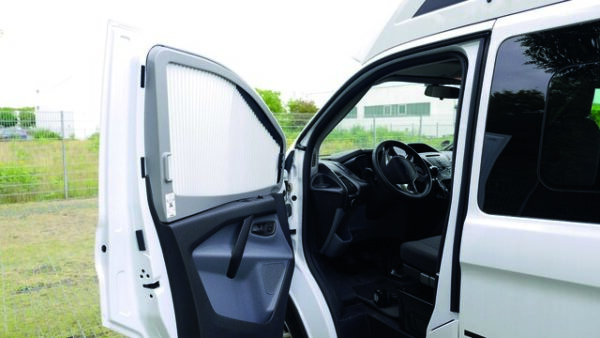 Verdunklungssystem REMIfront IV Ford Transit Custom _V362_ 2012 - 2017 ohne Sichtpaket Farbe grau – Bild 24