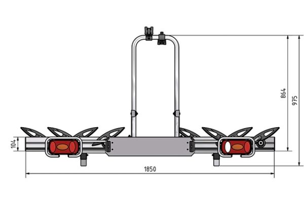 Fahrradträger Weih Slide Move DS 250 passend für Mercedes Sprinter/VW Crafter ab 04/2006 – Bild 6