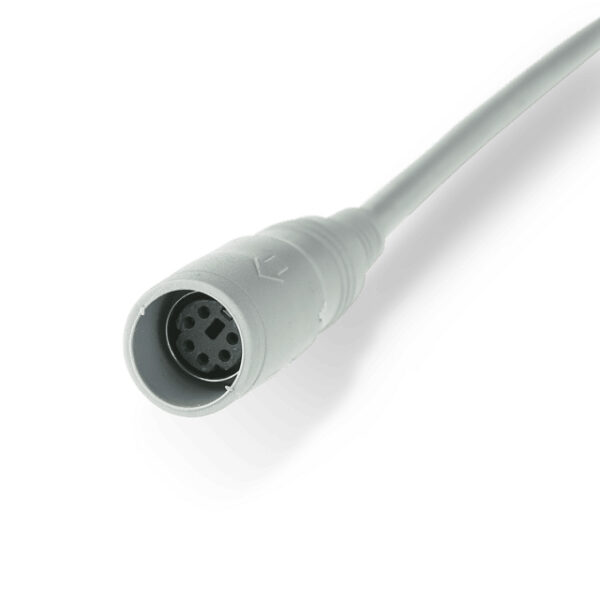 Dometic ADAPT3, 6-pol. Schraubstecker auf 6-pol. Mini DIN Kupplung, Rb. grau – Bild 2