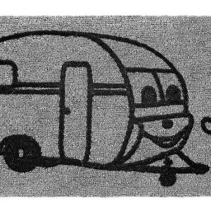 Fußabstreifer Arisol Caravan 60 x 40 cm Fb. grau