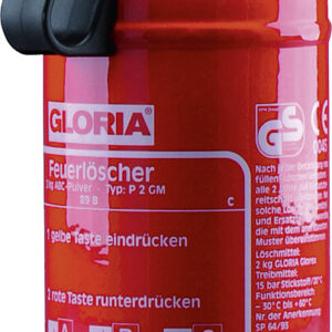 Auto-Feuerlöscher Gloria P 2 GM 2 kg mit Manometer