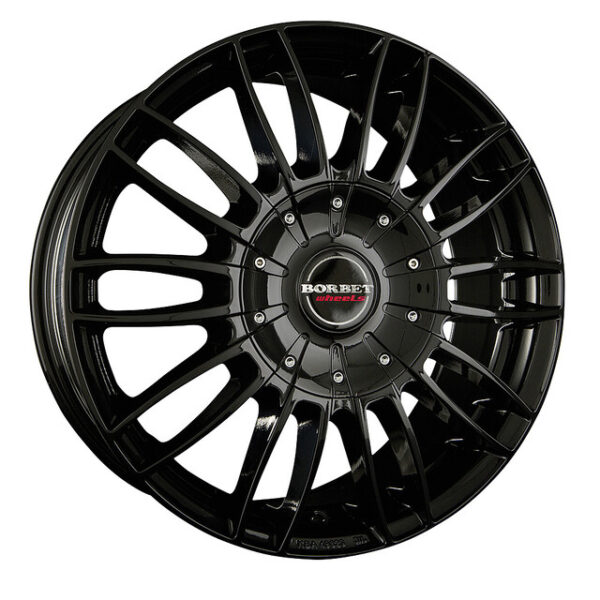 Leichtmetallfelge Borbet CW3 7,5 x 18 Zoll passend für Fiat Ducato Heavy black glossy