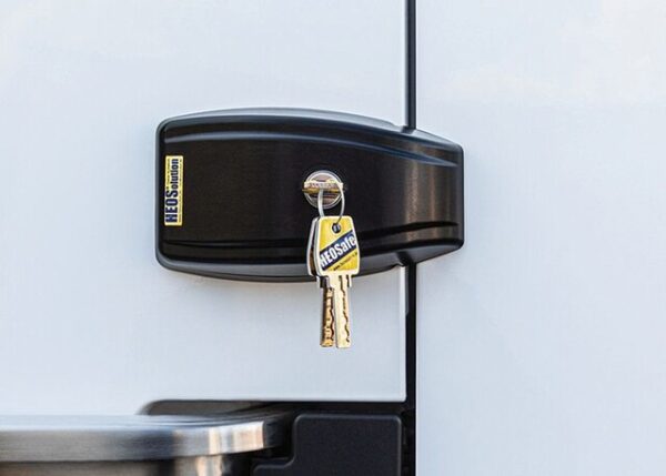Sicherheitschloss HEOSafe VAN Security Schiebe- oder Heck/Flügeltür Farbe schwarz – Bild 3