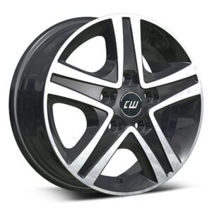 Leichtmetallfelge Borbet CWD 6 x 16 Zoll passend für Fiat Ducato lightmistral anthracite polished