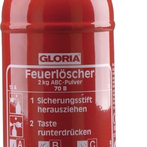 ABC Auto-Feuerlöscher Gloria PD2GA mit Manometer m. Kfz.-Halter _DI_ Inhalt 2 kg