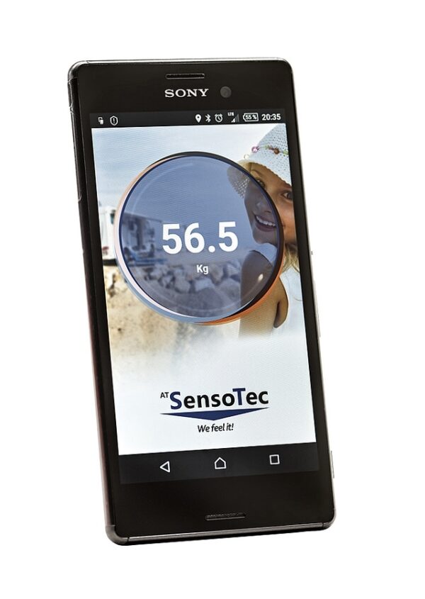 Digitale Stützlastwaage ATSensoTec STB150 B Farbe schwarz – Bild 4
