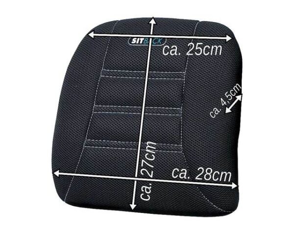 Nackenkissen Sitback Neck Farbe schwarz – Bild 5