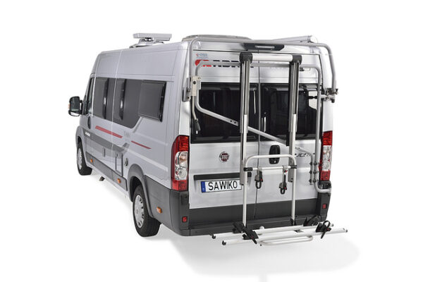 Fahrradträger Sawiko Futuro E-Lift H2  für 3 Fahrräder Heck elektrisch Traglast 60 kg – Bild 7