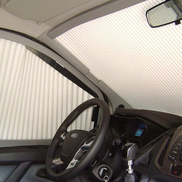 REMIfront IV Frontscheiben Verdunkelung passend für Ford Transit V362 ab 2012 - 2017 mit Sichtpaket 2  Farbe grau – Bild 3