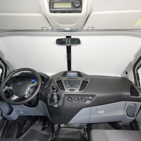 REMIfront IV Frontscheiben Verdunkelung passend für Ford Transit V362 ab 2012 - 2017 mit Sichtpaket 2  Farbe grau – Bild 4