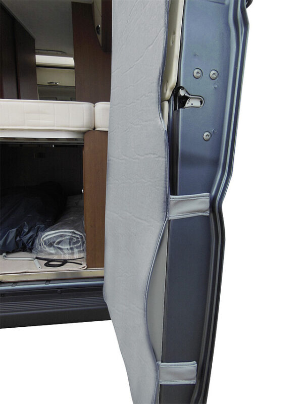 Thermovorhang Hindermann passend f. Fiat DucatoX250/290 ab 2007, Hecktür, 2-tlg. hoher Türausschnitt,hellgrau – Bild 5