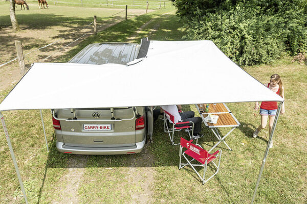 Sackmarkise Fiamma Compass 260 silber Tuchfarbe light grey – Bild 3