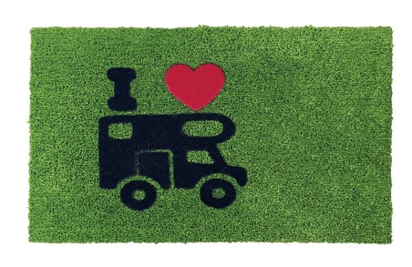Fußmatte ARISOL Green Flock Camper 60 x 40 cm Farbe grün – Bild 2