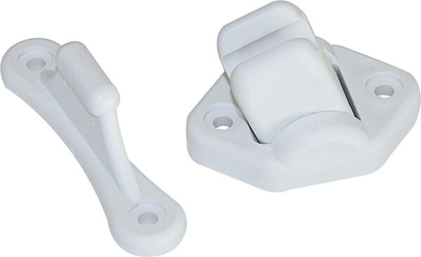 Gleitschnappverschluss 2-tlg. 3 mm Farbe weiß 1 Stück – Bild 2