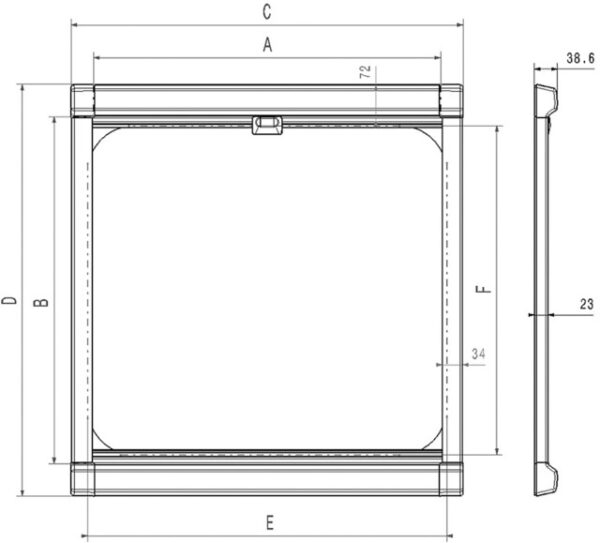 Fensterrollo Dometic DB1R 1080 x 530 mm Farbe cremeweiß – Bild 9